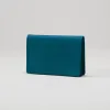 Business Card Caddy Petrol Green