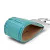 Key Ring, alligator leather, sky blue - 2