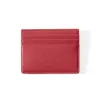 Card Wallet, 6 cc, Kollektion  1977, leather, flat, red - 2