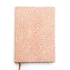 Notebook, wildlife edition, leather, stingray/rose