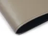 Book cover for DIN A5 books, smooth leather, taupe - 3