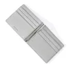Card Wallet, Money Clip, 6 cc, Koll. 1977, leather, granite - 2