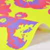 Wrapping paper Poppy pink/violet/yellow 50 x 70 cm, 3 sheets - 4