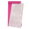 Greeting card wishes neon pink - 2