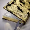 Pocket Datebook 2027 Black Gold Leather - 4
