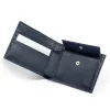 Wallet with Coin Pocket, stingray leather, dark blue - 5