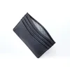 Card Wallet, 6 cc, Kollektion  1977, leather, flat, black - 2