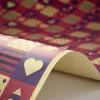 Wrapping paper christmas squares red, 50 x 70 cm, 3 sheets - 3