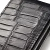 Card Holder with Key Ring, Alligator Leather - 2