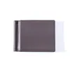 Card Wallet w. Money Clip, 6 cc, Koll. 1977, leather, brown