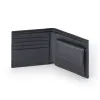 Wallet with coin pocket Adri, leather, dark blue - 2