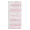 Greeting card wishes neon pink