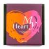 Greeting card set My Heart with 8 folding cards