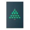 Christmas card it's a tree green/gold