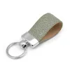 Key Ring, stingray leather, grey - 2