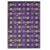 Wrapping paper christmas squares purple, 50x70 cm, 3 sheets