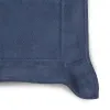 Valet tray rectangular, suede leather, 21 x 15 cm, royal blue - 4