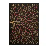 Wrapping paper mistletoe black  50 x 70 cm, 3 sheets