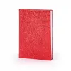 Notebook A5, leather, Rosso, dotted