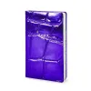 Weekly Planner 8-Days-a-Week 2027 - Week on 2 Pages - Leather - Violet - 8.5 x 14 cm