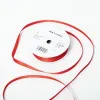 Satin ribbon, Width 6mm, Red