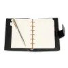 Pocket Organiser, python leather, black - 2
