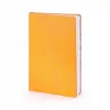 Notebook A5, leather, Cracked Orange, blank