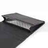 Card Wallet, 3 cc, Kollektion  1977, leather, bifold, black - 2