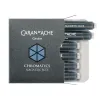Caran d'Ache Chrom. Ink Cartridges, 6x, magnetic blue