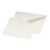 Set folded business card & envelope 11 x 7 cm, laid paper - 2