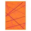 Wrapping paper Network magenta/neon pink/orange 50 x 70 cm, 3 sheets
