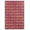 Wrapping paper christmas squares red, 50 x 70 cm, 3 sheets