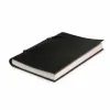 Sketchbook Quadernone, leather, large, black - 3