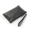 Bethge - Clutch Adri - Leather - Pouch - Zip - black