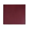Mouse pad, leather, 28.0 x 25.0 cm, red