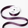 Satin ribbon, Width 25mm, Aubergine