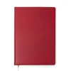 Ideal daily calendar 2026 faux leather TeBeskin ruby red
