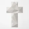 Greeting card cross polygon