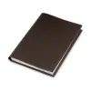 Book cover for DIN A5 books, leather, dark brown - 2