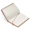 Guest Book with Gilt Edges, 144 pages, leather, A4, brandy - 2