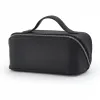 Leather cosmetic bag Adri, black