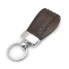 Key Ring, python leather, brown - 3
