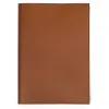 Book cover for DIN A4 books, leather, tan