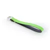 Key ring, leather, neon green