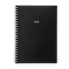 Konsul weekly calendar 2026, Wire-O binding, onyx black