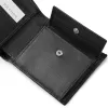 Wallet with Coin Pocket Adri,  leather, black - 2