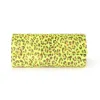 Leather Watch Roll for 3 Watches – Neon Leopard