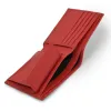 Wallet with Coin Pocket Adri,  leather, dark red - 2