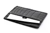Card Wallet, 4 cc, alligator leather, flat, black - 3