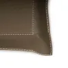 Valet tray rectangular, leather, 32 x 24 cm, clay - 3